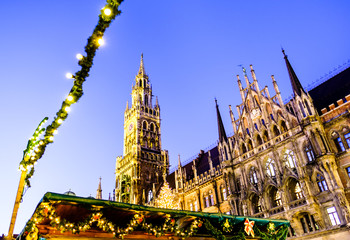 Obraz premium christmas market in munich - germany