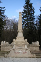 Fototapeta na wymiar World war one dead soldiers memorial monument