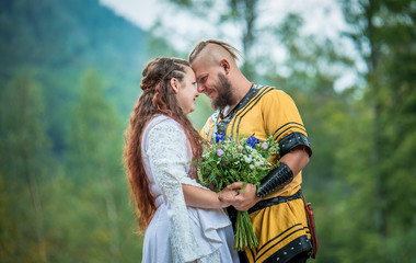viking wedding, pair shooting, celtic wedding, non-traditional ceremony