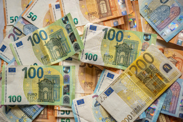 Fototapeta na wymiar colorfull european cash Euro currency money payment 