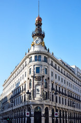 Fototapeta na wymiar street photography in Madrid Spain