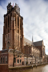 Great church or Grote Kerk in Dordrecht in the Netherlands
