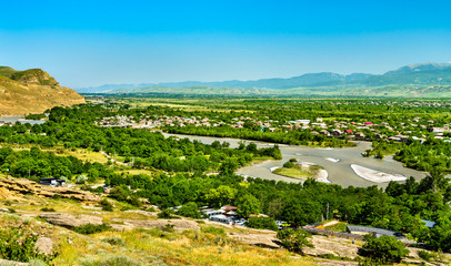 The Mtkvari or Kura river at Uplistsikhe in Georgia © Leonid Andronov