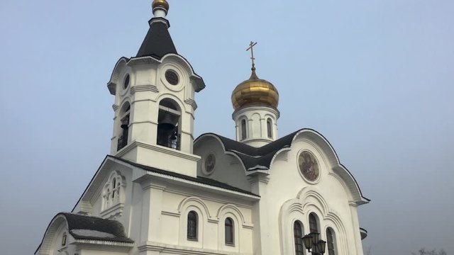 Church Of St. Nicholas. Russian Orthodox Cathedral In Ulan-Ude, Russia