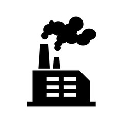 factory - building icon vector design template