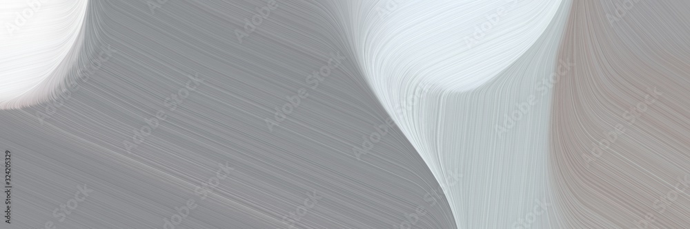 Poster header background graphic with light slate gray, lavender and light gray color and curvy background 