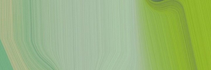 Obraz premium header background texture with dark sea green, yellow green and gray gray color and modern soft swirl waves background design