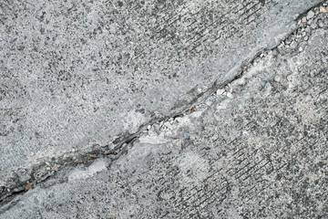 cracked concrete floor texture - old road