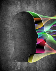 psychology abstract background