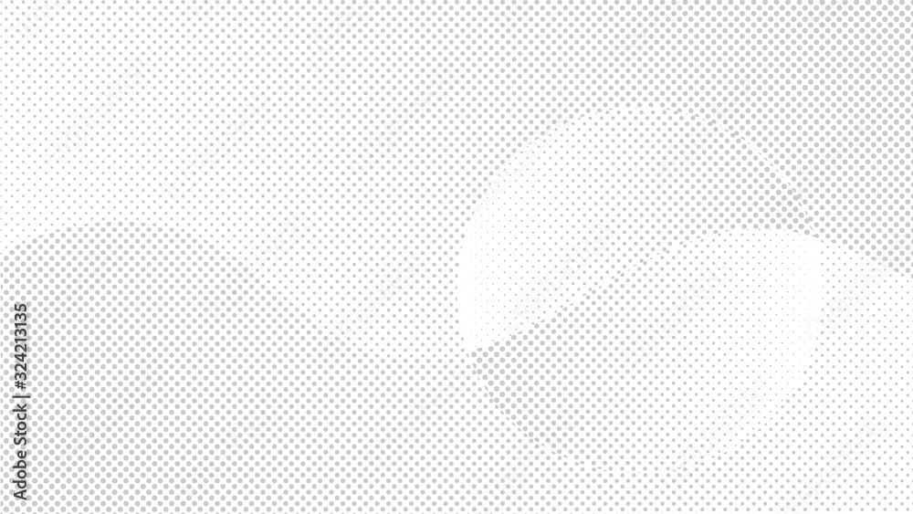Aufkleber modern halftone white and grey background. design decoration concept for web layout, poster, banner.