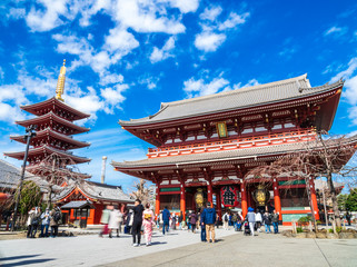 Obraz premium Świątynia Tokyo Sensoji
