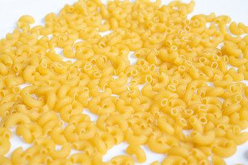 Macaroni background in cooking concept.