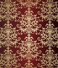 Paisley floral pattern , textile swatch , India	