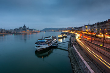 River in Budapest, Hungary 