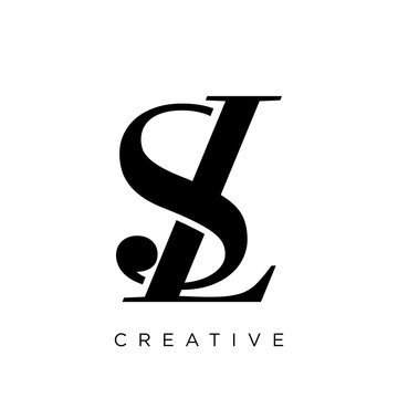 sl or ls logo design vector icon