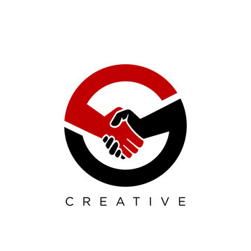 Vecteur Stock s handshake logo design vector icon | Adobe Stock