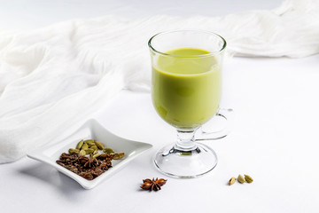 Image with matcha tea.