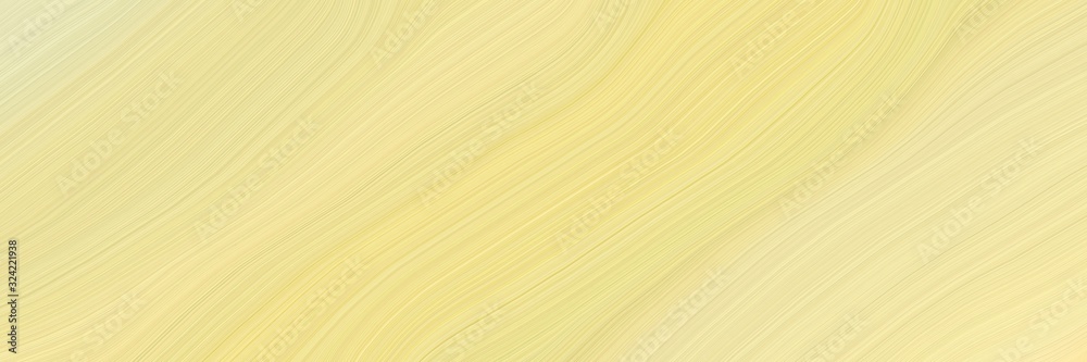 Poster dynamic header design with pale golden rod, khaki and bisque colors. dynamic curved lines with fluid flowing waves and curves