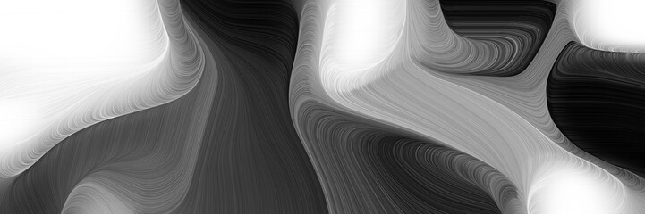 flowing header design with dark slate gray, light gray and gray gray colors. dynamic curved lines with fluid flowing waves and curves