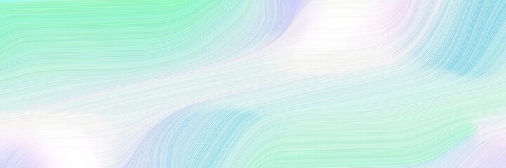 modern header design with pale turquoise, lavender and powder blue colors. dynamic curved lines with fluid flowing waves and curves