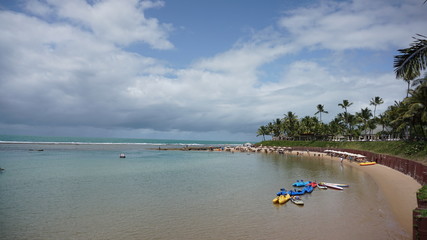 Landscape at Muro Alto beach in northeast Brazil