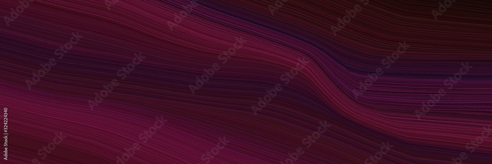 Poster dynamic banner design with very dark pink, dark pink and dark moderate pink colors. dynamic curved l