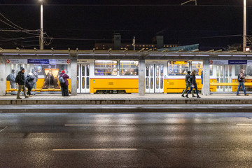 Budapest tram station