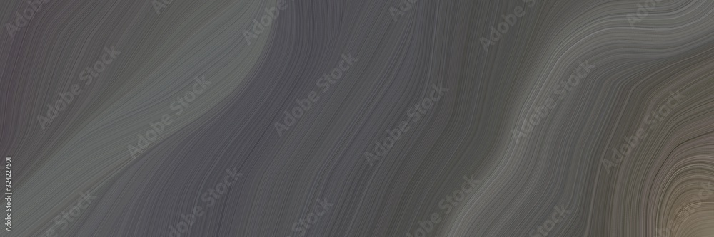 Aufkleber artistic header design with dim gray, gray gray and old lavender colors. dynamic curved lines with fluid flowing waves and curves