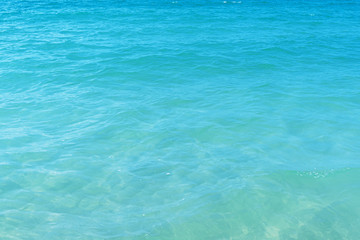 Surface Blue Sea or Ocean Sea background Summer Concept