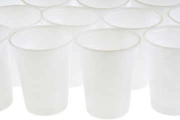 Gobelets en plastique