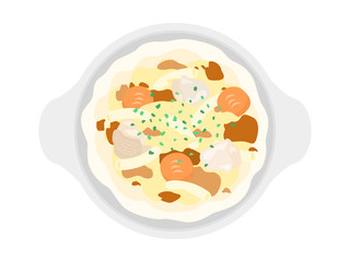 鶏肉のグラタン