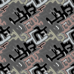 abstract color pattern in graffiti style. Quality illustration for your design