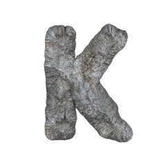 Stone Letters - 3D render