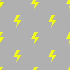 lightning  icon seamless, Vector illustration