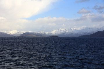 Landschaft im Beagle-Kanal in Patagonien. Chile