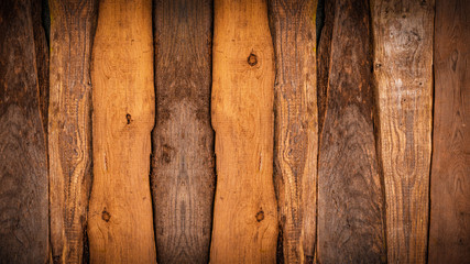 Old rustic wood planks wall texture - wooden background