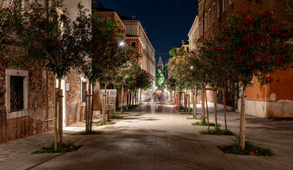 narrow street in old town