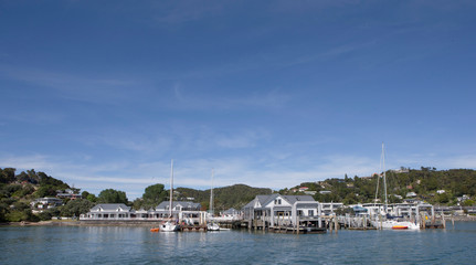 Fototapeta na wymiar Bay of islands coast New Zealand Paihia Harbour