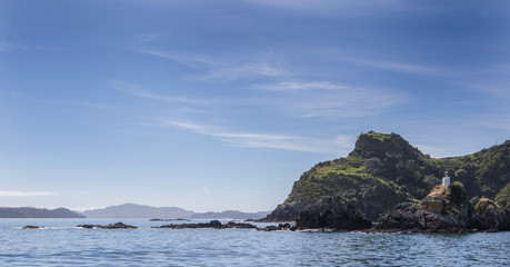 Fototapeta na wymiar Bay of islands coast New Zealand