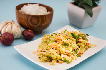 Vagan food or menu for diet healthy  