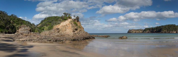  Matapouri Tutukaka New Zealand coast Beach panorama