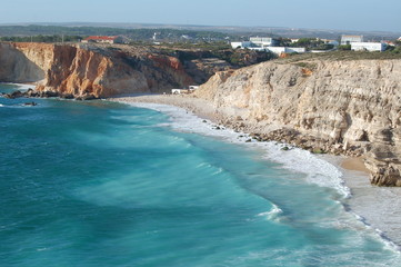 Acantilados en Sagres, Portugal