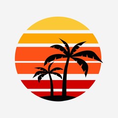 palm icon design illustration vector