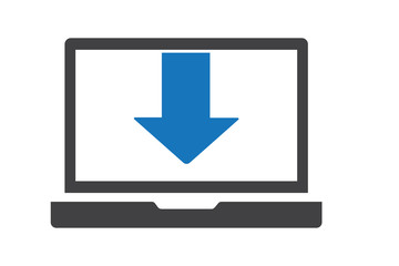 laptop Download icon