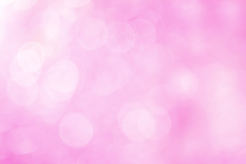 soft focus pink light bokeh background.