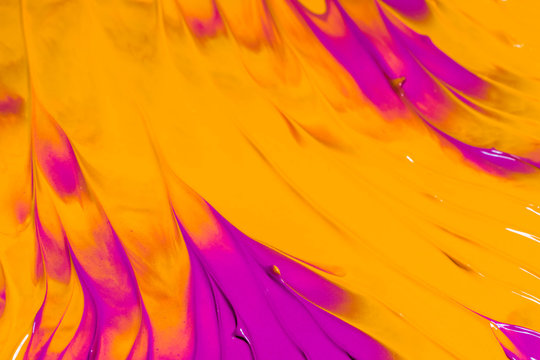 Purple and Orange