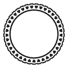 New ink Abstract circle pattern mandala flower floral petal stack zentangl spirograph modern circular pattern sun star rays tribal lace motif black white single art mehendi Digital textile frame stamp