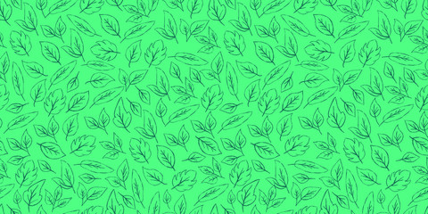 Leaves seamless pattern