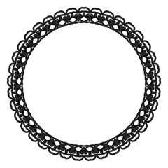 New ink Abstract circle pattern mandala flower floral petal stack zentangl spirograph modern circular pattern sun star rays tribal lace motif black white single art mehendi Digital textile frame stamp