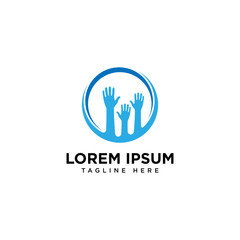 Hand Care Logo Template vector icon Business